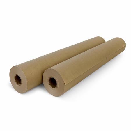 IDL PACKAGING Recycled Kraft Paper, 18"x180 Ft., 30 lb. Basis Weight, PK2 P-1830-2
